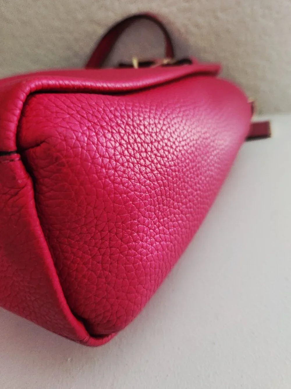 Euc Kate Spade NY Dark Pink Leather Shoulder Bag Purse